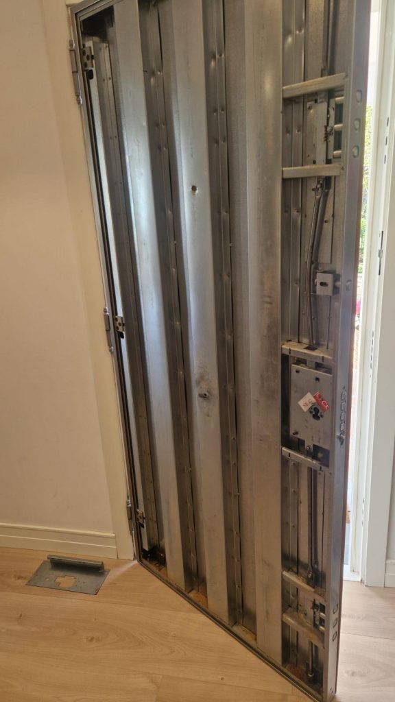 Instalación de cerradura de seguridad